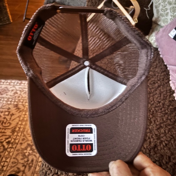 Dressed in LALA Brown Trucker Hat - Picture 2 of 3